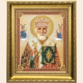 Набор для вышивания бисером ЧАРИВНА МИТЬ "Икона святителя Николая Чудотворца"